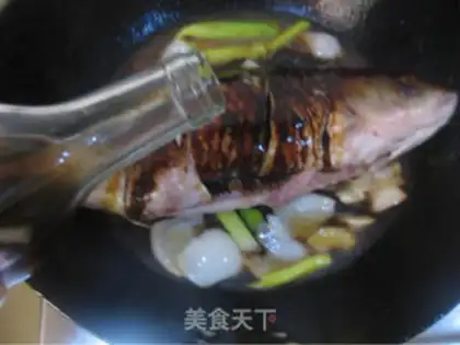 Make Fried rice with shrimp and egg step 7