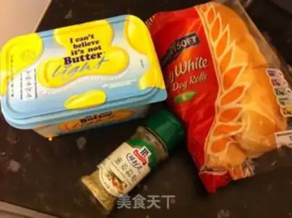Make Garlic toast step 1