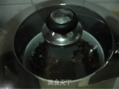 Make braised pork with plum vegetables step 27