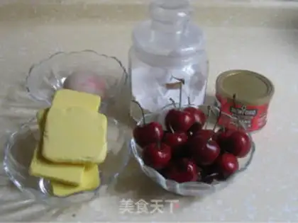 Make Crispy cherry cake step 0