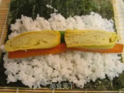 Make Water drop sushi step 5