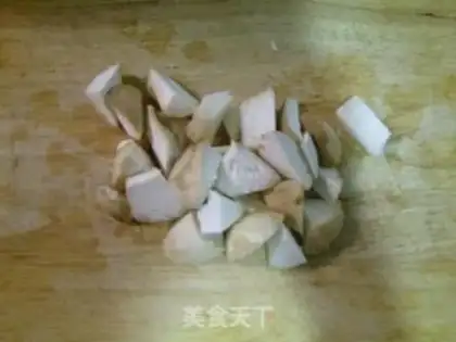 Make Aromatic pork abalone and mushroom rice step 2