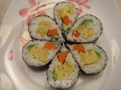 Make Water drop sushi step 8
