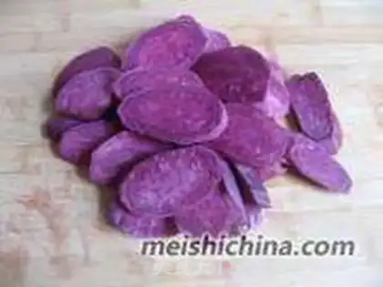 Make Purple Nuo Fresh Meat Tangyuan step 2