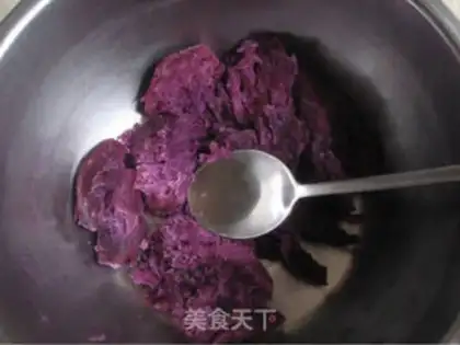 Make Purple Nuo Fresh Meat Tangyuan step 3