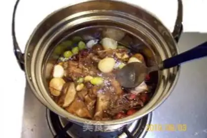 Make Eight Treasure Rice with Grape Bean Sauce step 31