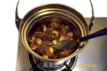 Make Eight Treasure Rice with Grape Bean Sauce step 33