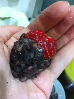 Make Matcha Strawberry Dafu step 3