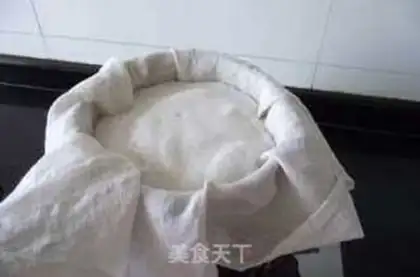 Make Simple version of tofu flower step 2