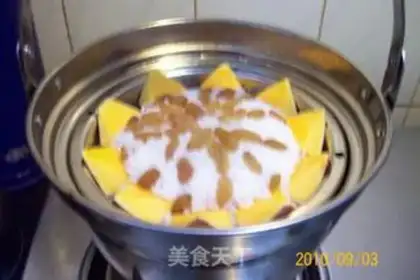 Make Eight Treasure Rice with Grape Bean Sauce step 34