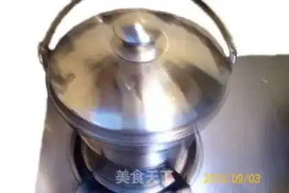 Make Eight Treasure Rice with Grape Bean Sauce step 36