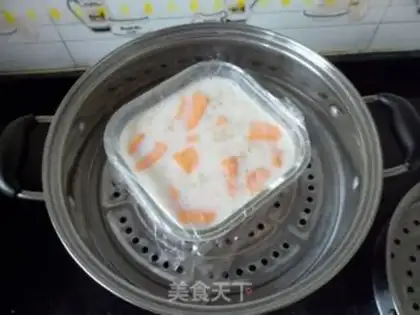 Make Stewed milk with papaya and white fungus step 5