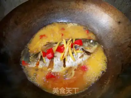 Make Secret hot and sour carp step 7