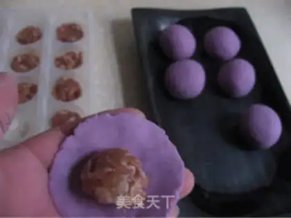 Make Purple Nuo Fresh Meat Tangyuan step 14