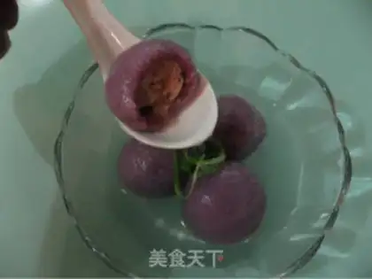 Make Purple Nuo Fresh Meat Tangyuan step 16