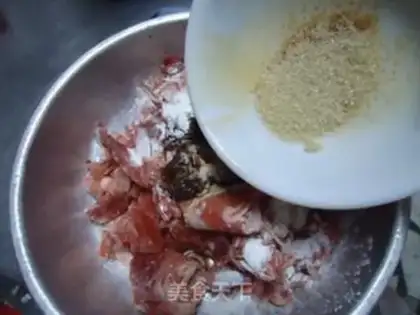 Make Water cabbage sand tea mutton step 3