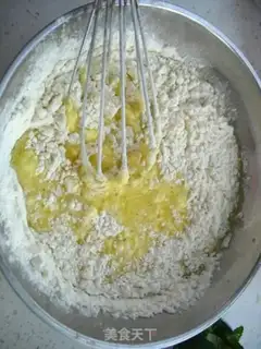 Make Mint egg cake step 3