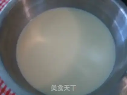 Make Stewed egg with fresh almond milk step 9