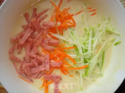 Make vegetable cake step 6