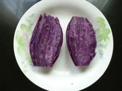 Make purple potato yogurt step 1