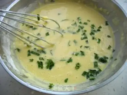 Make Mint egg cake step 5