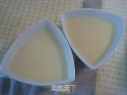 Make Stewed egg with fresh almond milk step 11