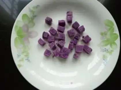 Make purple potato yogurt step 2