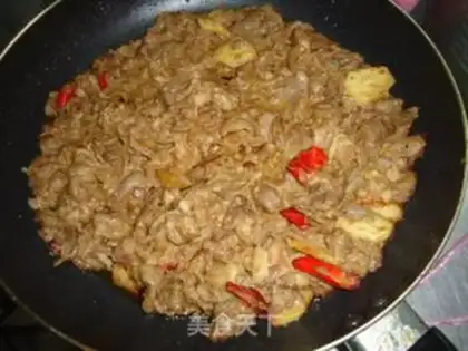 Make Water cabbage sand tea mutton step 8
