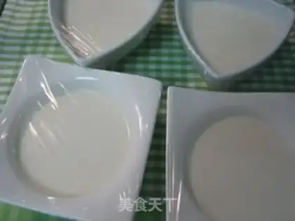 Make Stewed egg with fresh almond milk step 12