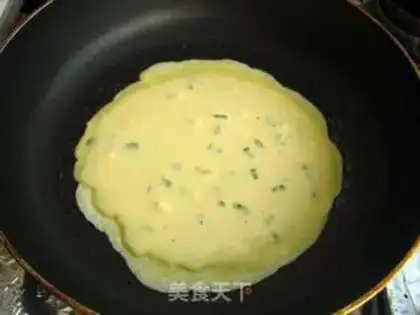 Make Mint egg cake step 7