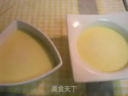 Make Stewed egg with fresh almond milk step 14