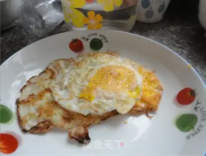 Make fried eggs step 4