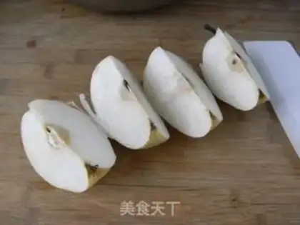 Make Red fruit crisp pear soup step 2