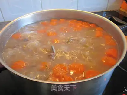 Make Rosemary mixed vegetables and sheep bone soup step 12