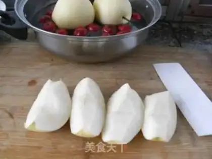 Make Red fruit crisp pear soup step 3