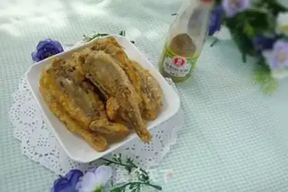 Make Small yellow croaker with pepper and salt step 6
