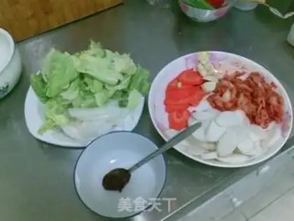 Make fried rice cake step 0