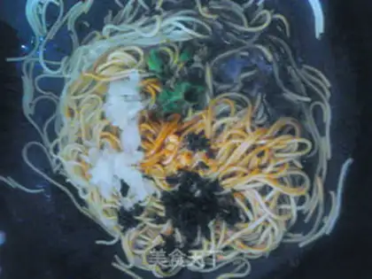 Make fried noodles step 28