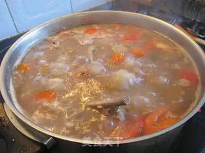 Make Rosemary mixed vegetables and sheep bone soup step 14
