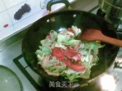 Make fried rice cake step 1