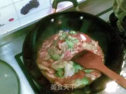 Make fried rice cake step 2
