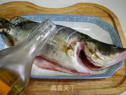 Make Steamed mandarin fish step 2