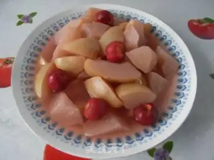 Make Red fruit crisp pear soup step 8