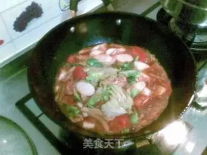 Make fried rice cake step 4