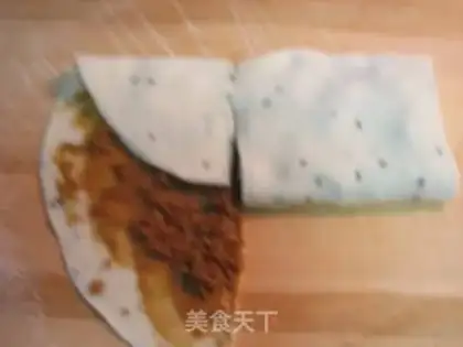 Make Thousand layer sesame paste cake step 9