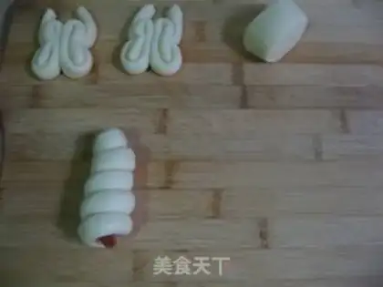 Make Sausage rolls, butterfly rolls, step 10