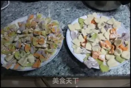 Make bean paste crisp step 4