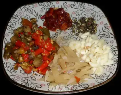 Make Rabbit with pickled pepper step 1