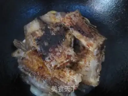 Make braised hairtail step 11