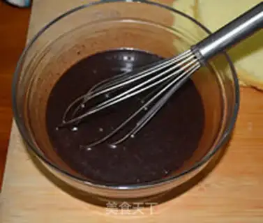 Make chocolate mousse cake step 2